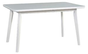 Masa extensibila OSLO 7, alb, lemn de fag, 140/180x80x75 cm