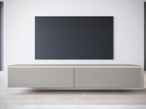 Masă TV + dulap Dilune 180 (gri paladiu) (cu iluminare LED). 1158210
