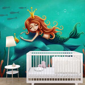 Tapet zâna de mare cu delfinul