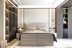 Pat boxspring MADDEN 140x200, personalizabil materiale gama Oferta Ava