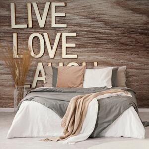Tapet cu cuvintele - Live Love Laugh