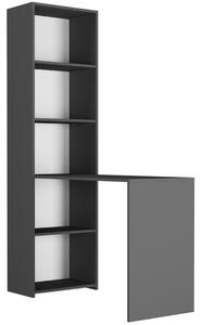 Birou de scris cu raft MODERN B-50S - 120 x 50 x 180 cm - diferite variante de culoare antracit