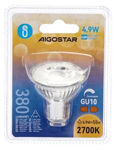 Bec LED GU10 dimabil, 4,9W, 230V, 2700K - Aigostar