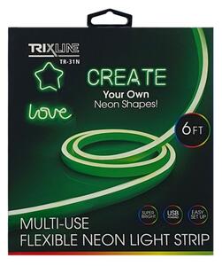 Bandă LED flexibilă NEON LED/5V 1,8 m verde