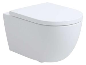 Kielle Oudee - Toaletă suspendată cu capac SoftClose, Rimless Vortex+, alb 30102005