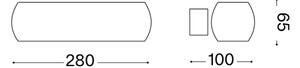 Ideal Lux - Aplica de perete LED MORIS 2xG9/3W/230V, alb