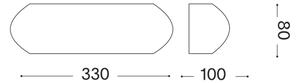 Ideal Lux - Aplica de exterior GIOVE, 1xE27/60W/230V, IP54, antracit