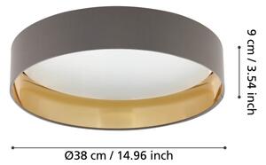 Eglo 99542 - Plafonieră LED MASERLO LED/24W/230V