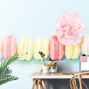 Fototapet macaroons delicioase