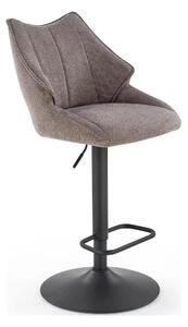 Scaun bar H122, gri - Vardo 11/negru, stofa clasica/metal, 50x54x96/11