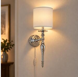 BRILAGI - Lampă de perete NUBILA 1xE27/60W/230V crom lucios/crem