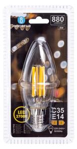 Bec LED FILAMENT C35 E14/8W/230V 2700K - Aigostar