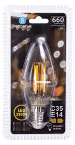 Bec LED FILAMENT C35 E14/6W/230V 2200K - Aigostar