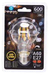 Bec LED dimabil FILAMENT A60 E27/6W/230V 2700K - Aigostar