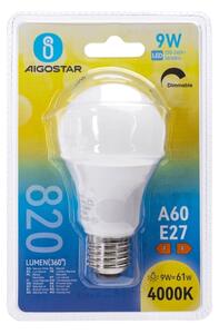 Bec LED dimabil A60 E27/9W/230V 4000K - Aigostar