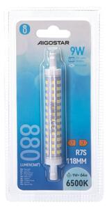Bec LED R7S/9W/230V 6500K - Aigostar