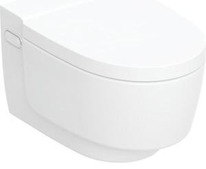 Set vas wc alb rimless suspendat cu capac softclose si functie de bideu Geberit AquaClean Mera Comfort