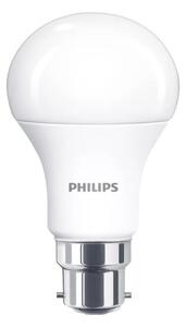 Set 6 becuri LED Philips A60, soclu B22, 13W, 230V, 2700K