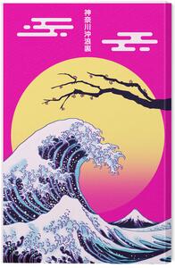 Tablou pe pânză Great wave under the sun, 40 × 60 cm