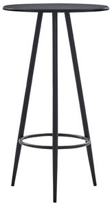 Masă de bar, negru, 60 x 107,5 cm, MDF