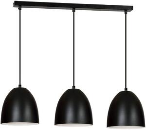 Emibig Lenox lampă suspendată 3x60 W alb-negru 391/3