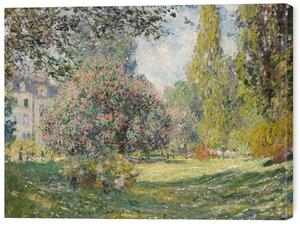 Tablou pe pânză The Parc Monceau (1876), Claude Monet, 60 × 45 cm