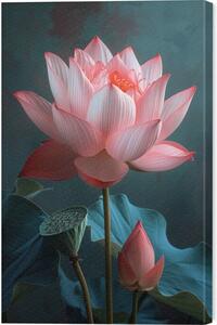 Tablou pe pânză Lotus flower, 40 × 60 cm