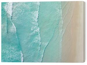 Tablou pe pânză Waves from the Southern Ocean washing, Abstract Aerial Art, 60 × 45 cm