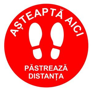 Sticker Indicator Asteapta Aici 2