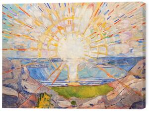 Tablou pe pânză The Sun II, Edvard Munch, 60 × 45 cm
