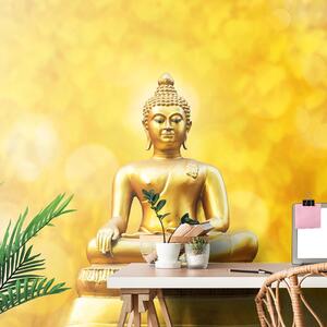 Tapet statuie Budha de aur
