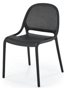 Scaun de gradina K532, negru, polipropilena, 50x56x80 cm