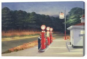 Tablou pe pânză Gas Station (1940), Edward Hopper, 60 × 40 cm