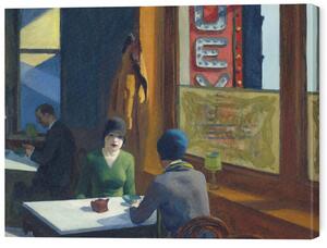 Tablou pe pânză Chop Suey, Edward Hopper, 60 × 45 cm