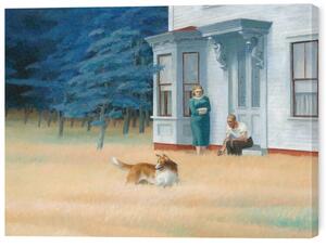 Tablou pe pânză Cape Cod Evening, Edward Hopper, 60 × 45 cm