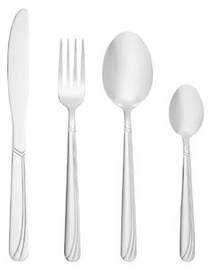 Set tacamuri inox, 24 piese, 6 persoane, Otto