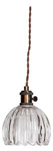 Cottex 8400100-7002 - Pendul pe cablu cu priză NORA, 1xE14/5W/230V, transparent