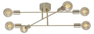Cottex P7216BM - Lustră aplicată BATON, 6xE27/60W/230V, alamă