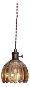 Cottex 8400100-5503 - Lampă suspendată pe cablu cu fișă NORA 1xE14/5W/230V, maro