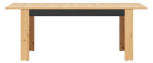 Masă de sufragerie Ostia STO/7/16 (Stejar artisan + Stejar negru) (pentru 6 sau 8 persoane). 1025966