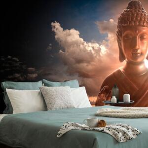 Tapet Buddha între nori