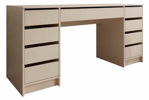 Birou Comfivo Terros II, Bej, PAL laminat, 76x154x55cm, 49.5 kg