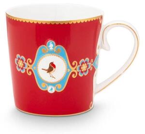 Cană porțelan, Pip Studio, Red, 250ml, colecția Love Birds