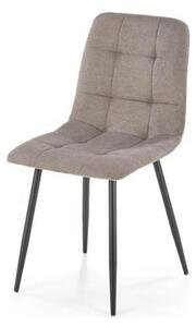 Scaun K560, gri/negru, stofa clasica/metal, 45x53x88 cm