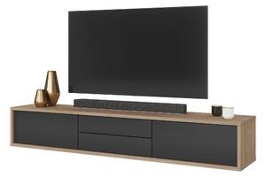 Masă TV Fiora 39 (stejar uleios + antracit). Promo -19%. 1066463