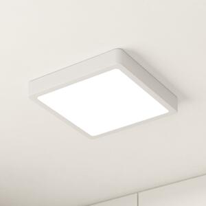 EGLO Plafonieră LED Fueva 5 IP44 3000K alb 21x21cm, Alb, Baie, Metal