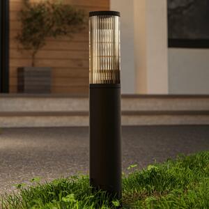 EGLO Luceafăr cu piedestal Salle, înălțime 46,5 cm, negru, aluminiu, Negru, Aluminiu, Modern
