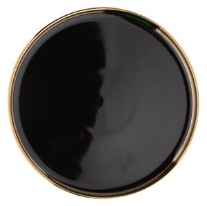 Farfurie de desert Altom din porțelanPalazzo 21 cm, negru