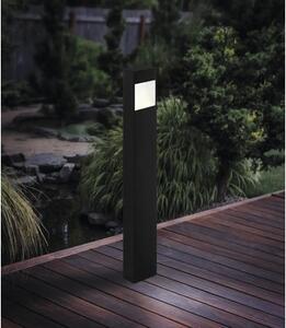 Stâlp pitic cu LED integrat Manfria 10W 830 lumeni, 87 cm, pentru exterior IP44, antracit