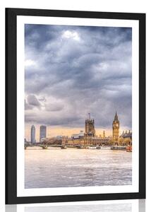 Poster cu passepartout Londra unică